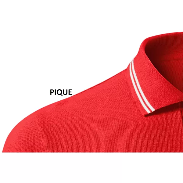  Tricou pentru bărbați cu guler MALFINI URBAN 219 ROŞU 