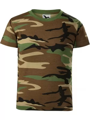 Tricou pentru copii MALFINI CAMOUFLAGE 149 MARO DE CAMUFLAJ