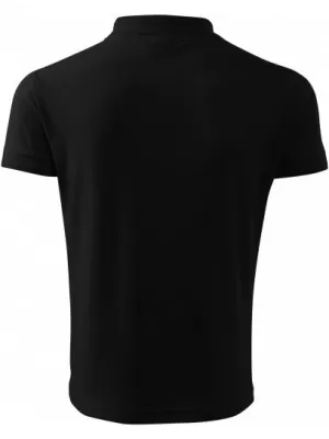 Tricou pentru bărbați cu guler MALFINI PIQUE POLO 203 NEGRU