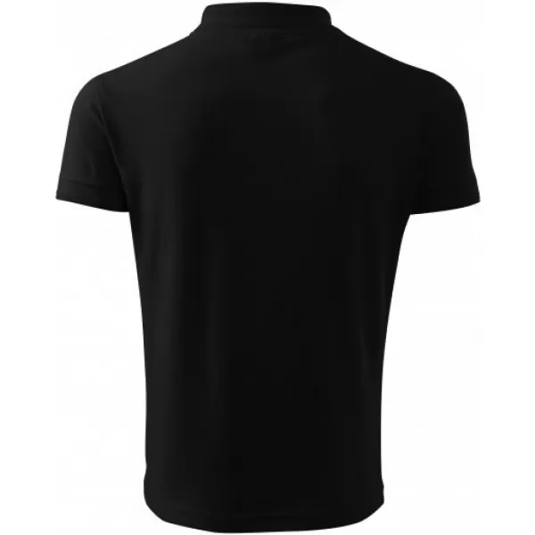  Tricou pentru bărbați cu guler MALFINI PIQUE POLO 203 NEGRU 