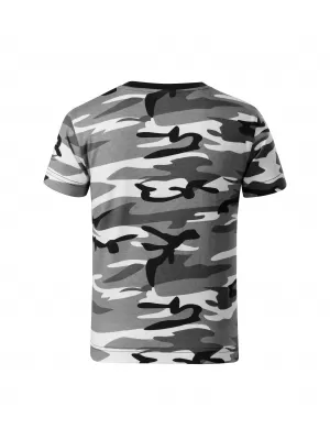 Tricou pentru copii MALFINI CAMOUFLAGE 149 GRI CAMUFLAJ