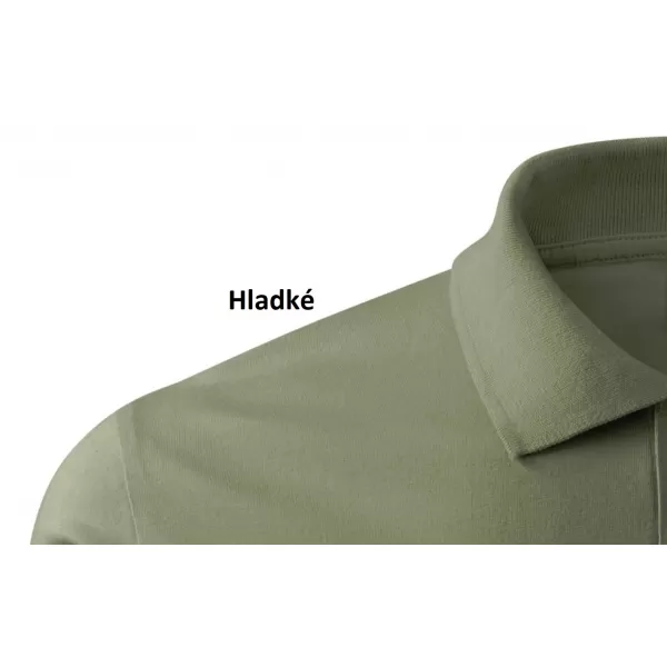  Tricou pentru bărbați cu guler MALFINI SINGLE J. 202 KAKI 