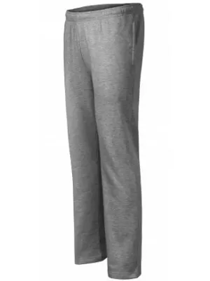 Pantaloni de trening pentru bărbați MALFINI COMFORT 607 EVIDENȚIERI GRI ÎNCHIS