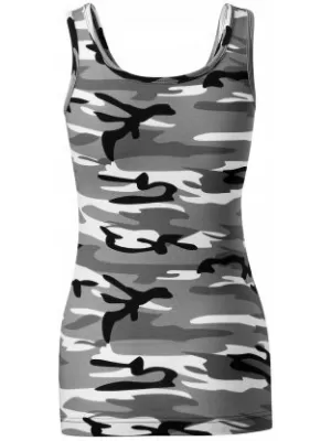 Maieu de damă MALFINI TRIUMPH 136 GRI CAMUFLAJ