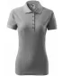 Tricou de damă cu guler MALFINI PIQUE POLO 210 EVIDENȚIERI GRI ÎNCHIS