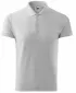 Tricou pentru bărbați cu guler MALFINI COTTON 212 EVIDENȚIERI GRI DESCHIS