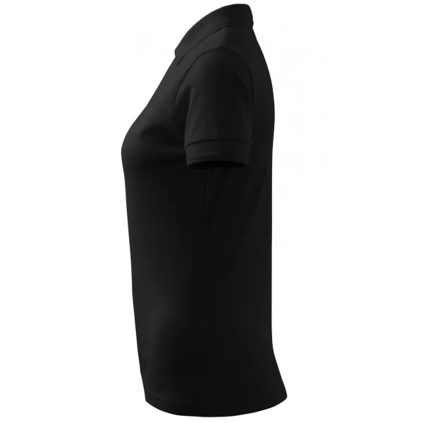  Tricou de damă cu guler MALFINI PIQUE POLO 210 NEGRU 