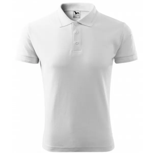  Tricou pentru bărbați cu guler MALFINI PIQUE POLO 203 ALB 