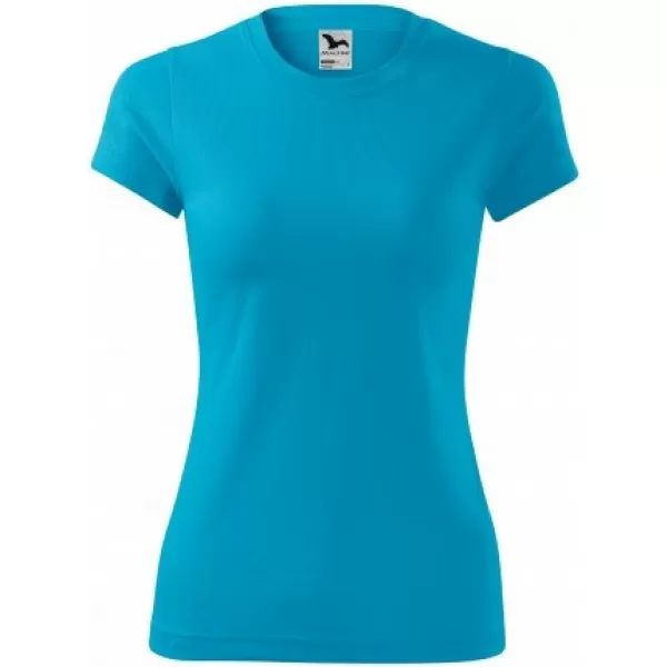  Tricou funcțional de damă MALFINI FANTASY 140 TURCOAZ 