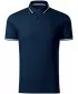 Tricou pentru bărbați cu guler MALFINI PREMIUM PERFECTION PLAIN 251 ALBASTRU MARIN