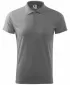 Tricou pentru bărbați cu guler MALFINI SINGLE J. 202 EVIDENȚIERI GRI ÎNCHIS