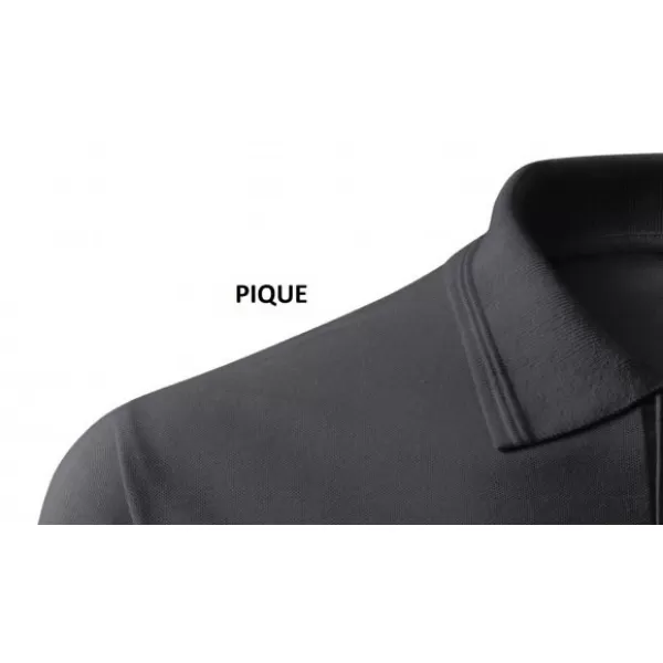  Tricou pentru bărbați cu guler MALFINI PIQUE POLO 203 GRI ABANOS 