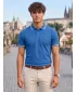 Tricou pentru bărbați cu guler MALFINI URBAN 219 ALBASTRU AZURIU