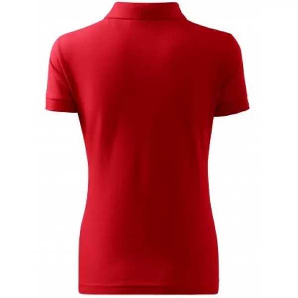  Tricou de damă cu guler MALFINI HEAVY 216 ROŞU 
