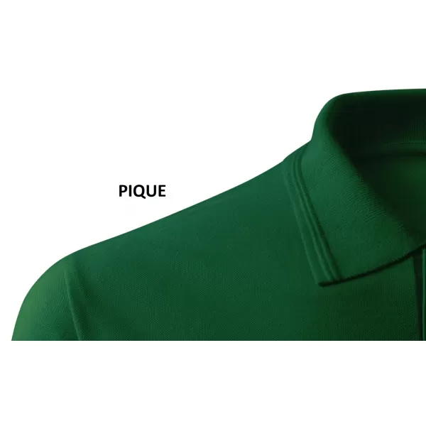  Tricou de damă cu guler MALFINI COTTON 213 VERDE STICLA 