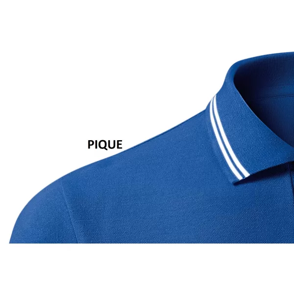  Tricou pentru bărbați cu guler MALFINI URBAN 219 ALBASTRU REGAL 