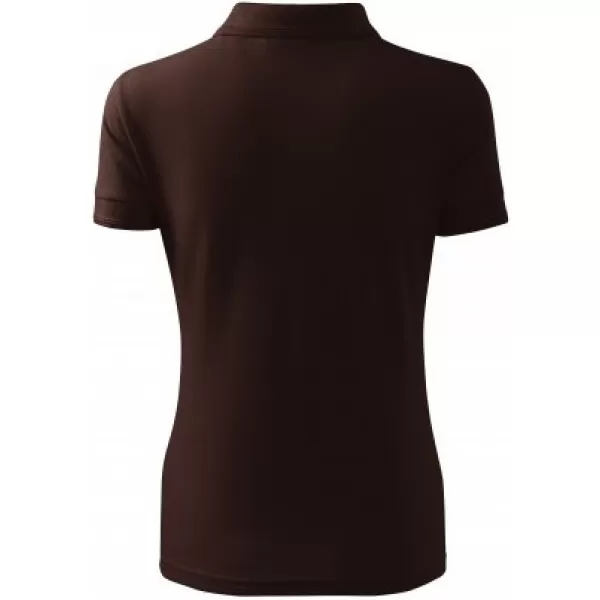  Tricou de damă cu guler MALFINI PIQUE POLO 210 CAFEA 