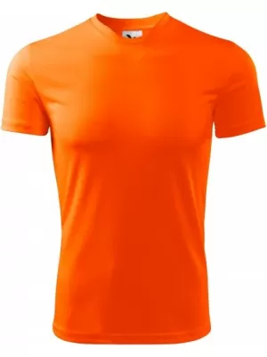 Tricou funcțional pentru bărbați MALFINI FANTASY 124 PORTOCALIU NEON