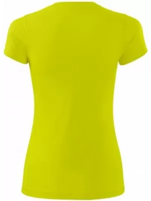Tricou funcțional de damă MALFINI FANTASY 140 GALBEN NEON
