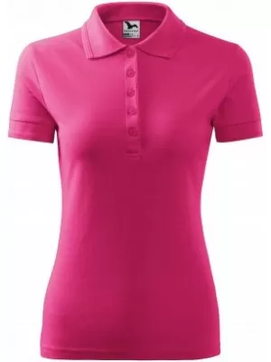 Tricou de damă cu guler MALFINI PIQUE POLO 210 MAGENTA