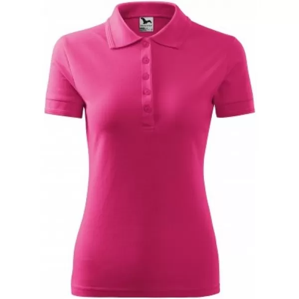  Tricou de damă cu guler MALFINI PIQUE POLO 210 MAGENTA 