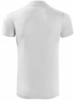 Tricou funcțional pentru bărbați cu guler MALFINI VICTORY 217 ALB