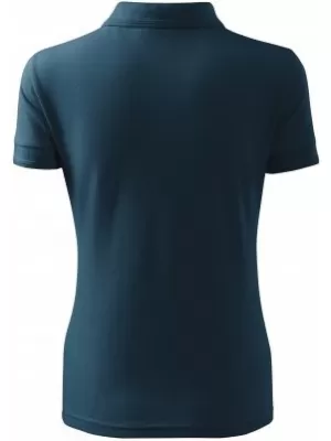 Tricou de damă cu guler MALFINI PIQUE POLO 210 ALBASTRU MARIN