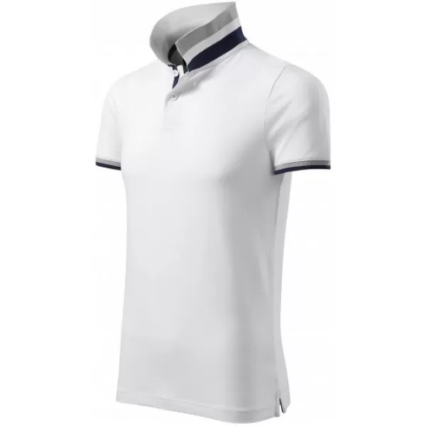  Tricou pentru bărbați cu guler MALFINI PREMIUM COLLAR UP 256 ALB 