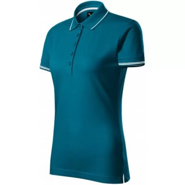  Tricou de damă cu guler MALFINI PREMIUM PERFECTION PLAIN 253 KEROSENUL 