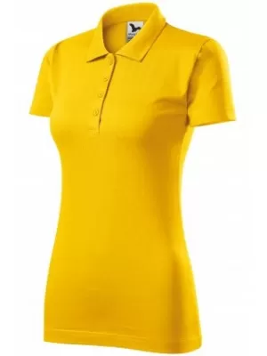 Tricou de damă cu guler MALFINI SINGLE J. 223 CHIHLIMBAR