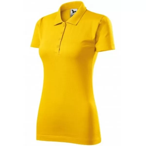  Tricou de damă cu guler MALFINI SINGLE J. 223 CHIHLIMBAR 