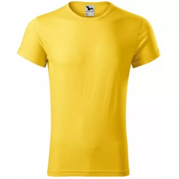  Tricou pentru bărbați MALFINI FUSION 163 EVIDENȚIERE GALBENĂ 