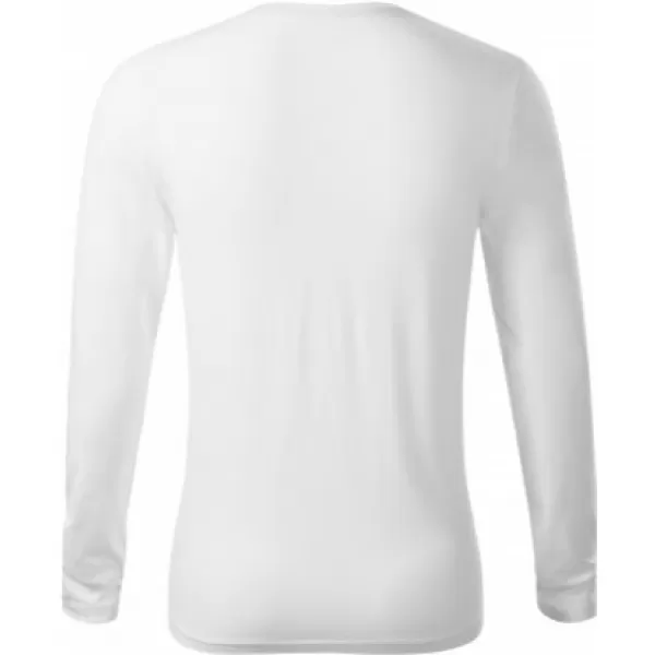  Tricou pentru bărbați cu mâneci lungi MALFINI PREMIUM BRAVE 155 ALB 