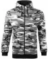 Hanorac pentru bărbați MALFINI CAMO ZIPPER C19 GRI CAMUFLAJ