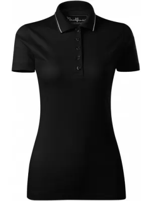 Tricou de damă cu guler MALFINI PREMIUM GRAND 269 NEGRU