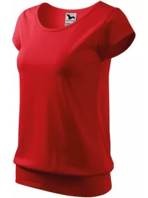 Tricou pentru femei MALFINI CITY 120 ROŞU