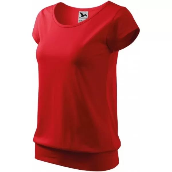  Tricou pentru femei MALFINI CITY 120 ROŞU 
