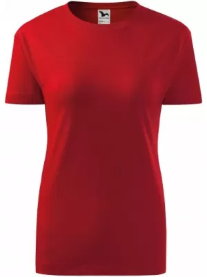 Tricou pentru femei MALFINI CLASSIC NEW 133 ROŞU
