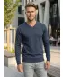 Pulover pentru bărbați ALTISPORT NIEREM MPLS095 ALBASTRU INCHIS