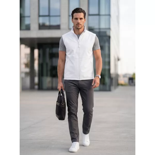  Vestă softshell pentru bărbați MALFINI VISION 517 ALB 