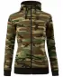 Hanorac de dama MALFINI CAMO ZIPPER C20 MARO DE CAMUFLAJ