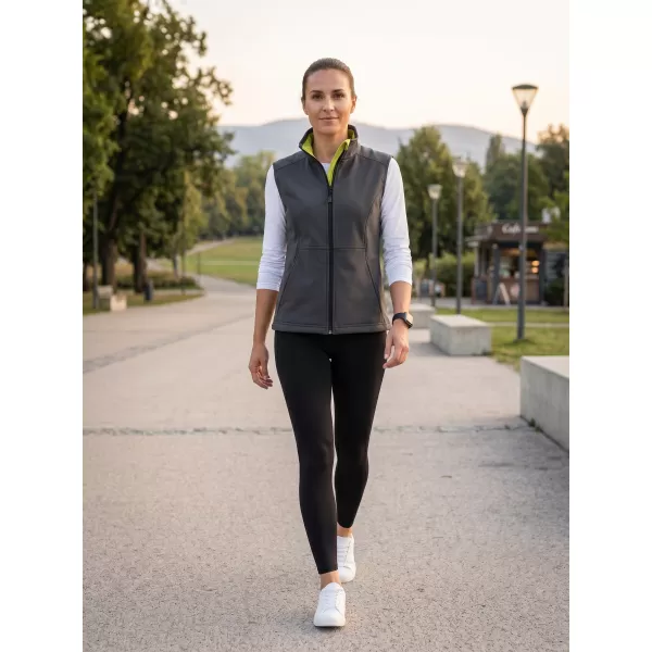  Vesta softshell dama MALFINI VISION 516 GRI OȚEL 