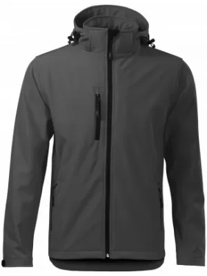 Jachetă softshell pentru bărbați MALFINI PERFORMANCE 522 GRI OȚEL