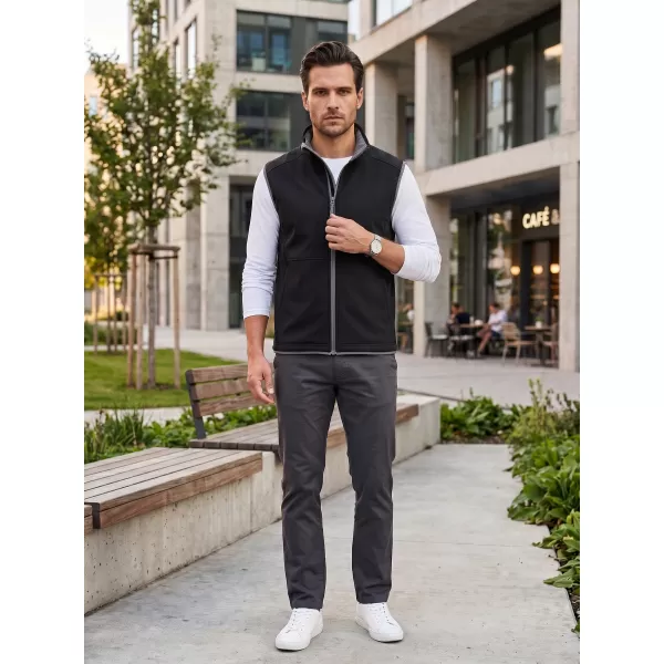  Vestă softshell pentru bărbați MALFINI VISION 517 NEGRU 
