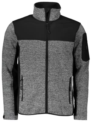 Jachetă/pulover softshell pentru bărbați MALFINI CASUAL 550 KNIT GREY MALFINI PREMIUM