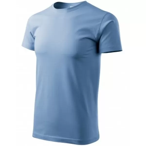  Tricou pentru bărbați MALFINI BASIC 129 ALBASTRU CERUL 