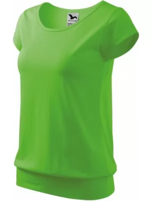 Tricou pentru femei MALFINI CITY 120 VERDE MĂR