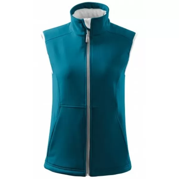  Vesta softshell dama MALFINI VISION 516 TURCOAZ ÎNCHIS 