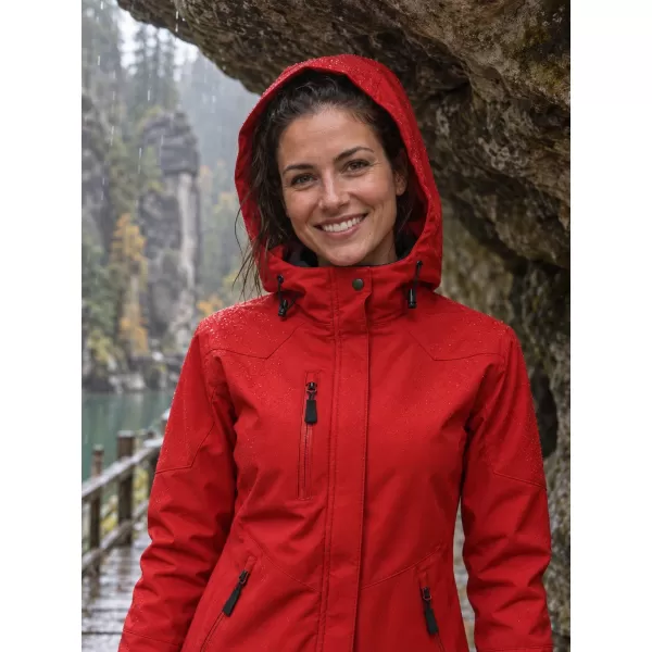  Jachetă softshell pentru femei MALFINI NANO 532 ROŞU 