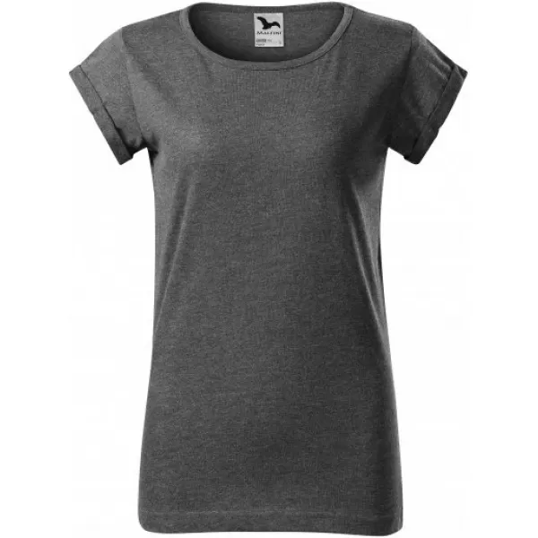  Tricou de damă MALFINI FUSION 164 EVIDENȚIERE NEAGRĂ 